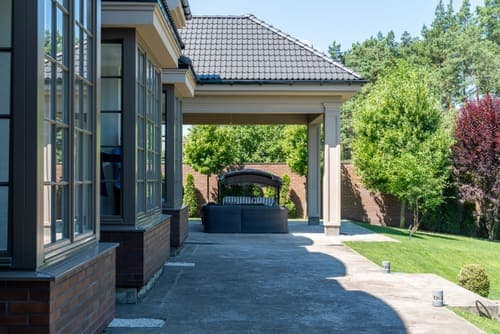 Concrete patio in Providence, RI